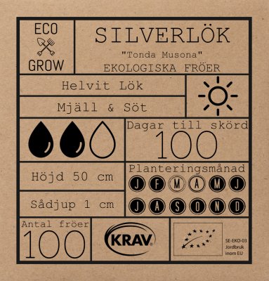 Silverlök Tonda Musona, Ekologisk