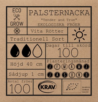 Palsternacka Tender and True, Ekologisk