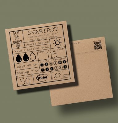 Svartrot Hoffmann´s Black Post, Ekologisk