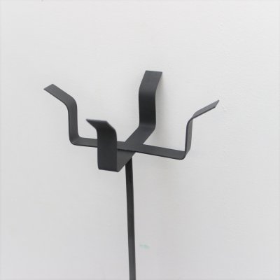 Marschallhållare Hjärta Svart H83cm