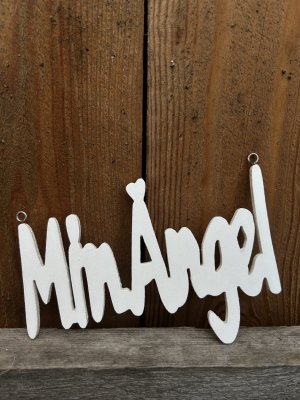 Min Ängel 15cm trä vit