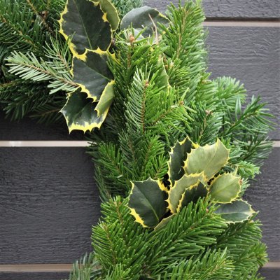 Krans Kungsgran / Ilex Mix 35cm