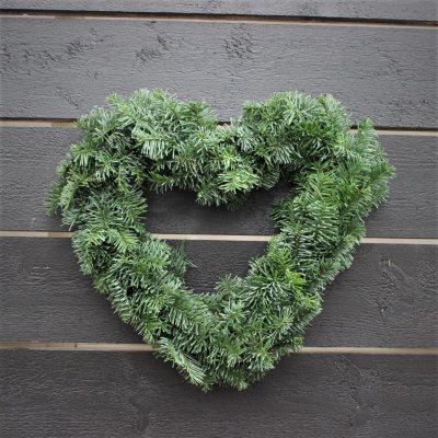 Krans Nobilis Hjärta Öppet Stor B32cm