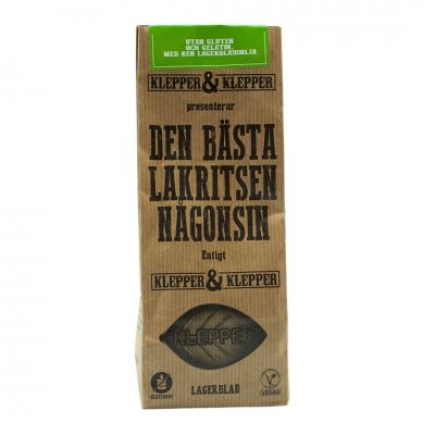 Lakrits Lagerblad 200g