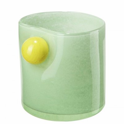 Ljuslykta Bally Sage Green 13,5xH12,5cm