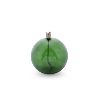 Oljelampa Glas Grön 13cm