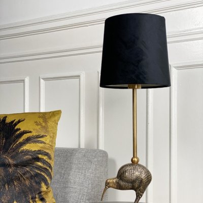 Lampskärm Black Velvet 18,5x21,5x21cm