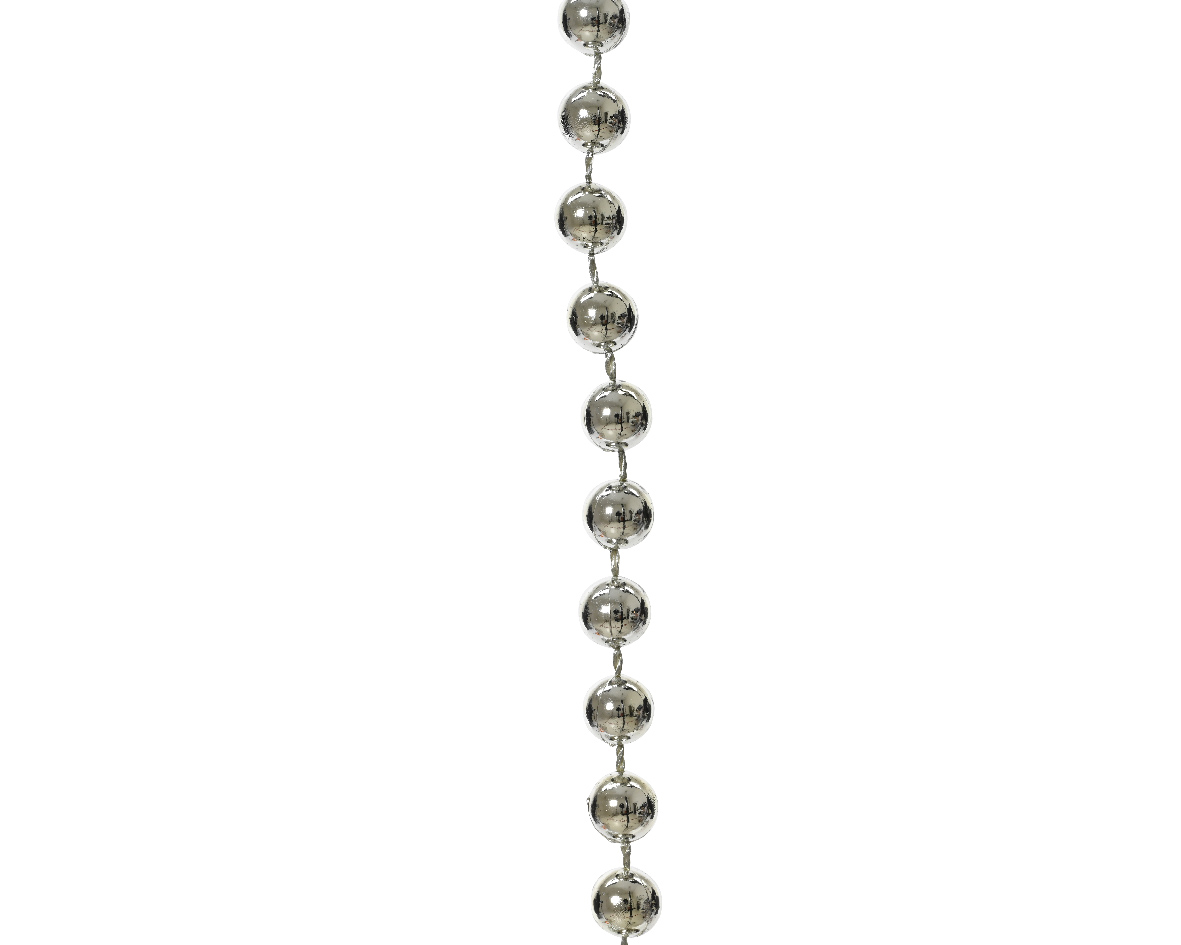 Pärlgirlang 0,8x1000cm Silver