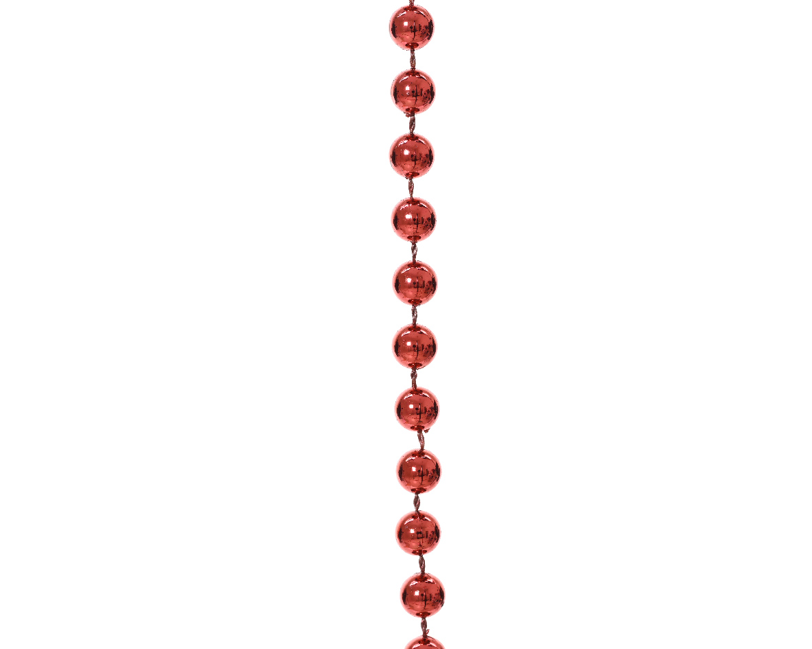 Pärlgirlang 0,8x1000cm Röd Christmas Red