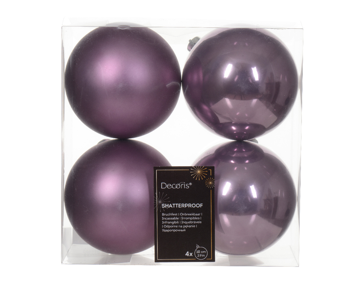 Julkula 10cm Lila 4-pack Crystal Lilac