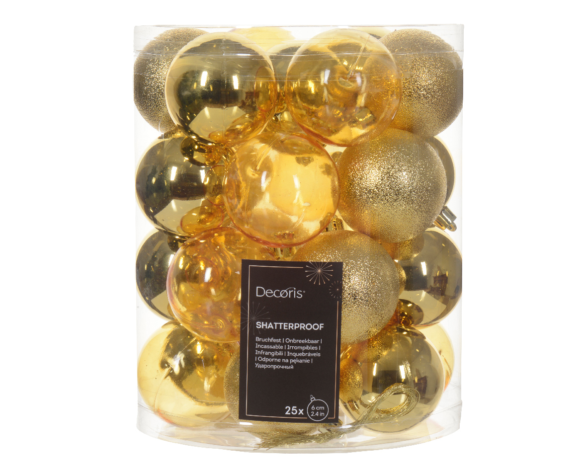Julkula 25-pack Mix Guld Light Gold