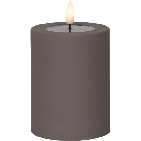 Blockljus Flamme Soft Mullvad LED (Storlek: 12,5x7,5cm)