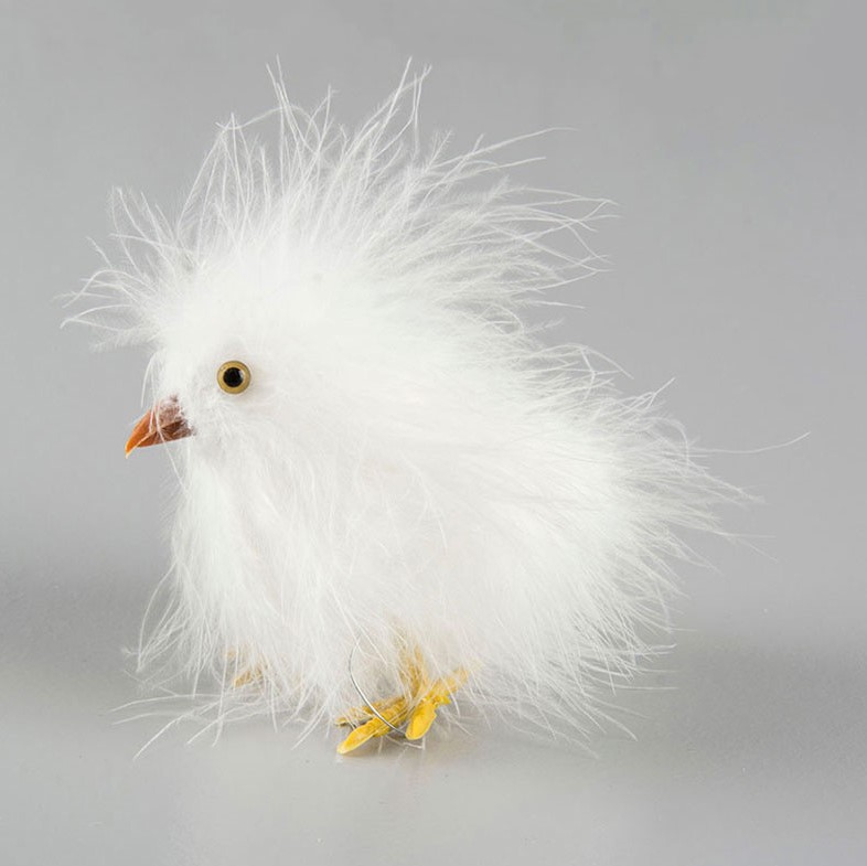 Läs mer om Kyckling Fluff Vit 8cm