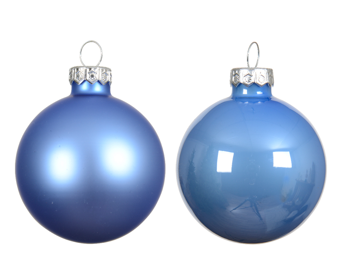 Julkula 8cm Blå 6-pack Sky blue