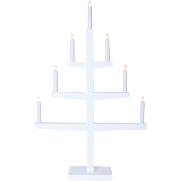 Ljusstake Tripp Vit 49x77x10cm