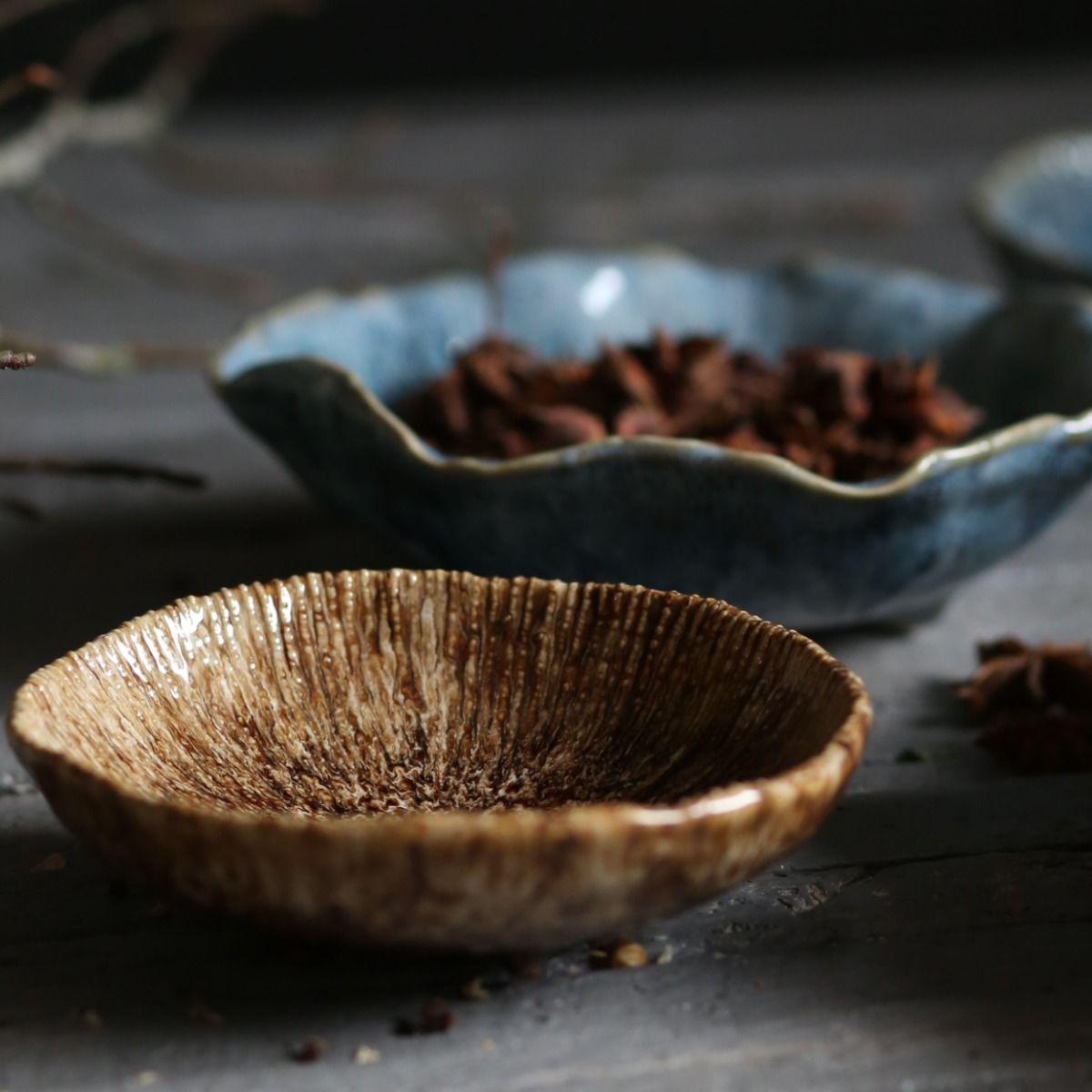 Sk&aring;l Champ Brunmelerad  (Storlek: 12cm)