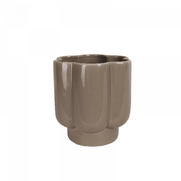 Kruka Blomma Brun 16x16cm