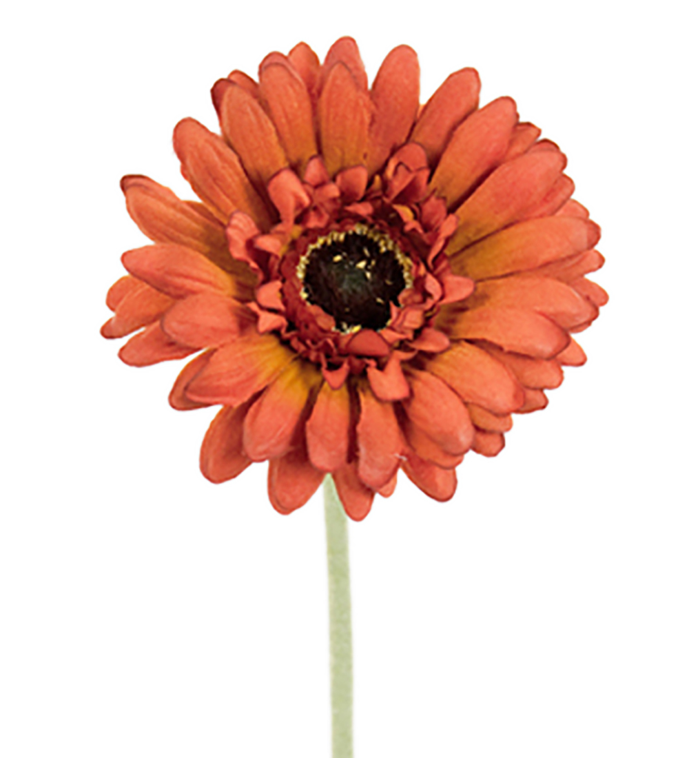 Gerbera Orange 55cm, Konstgjord