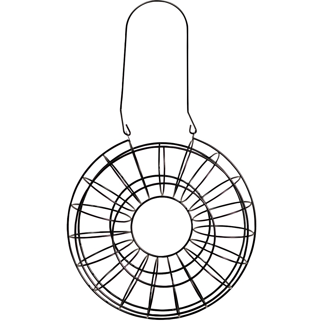 Fågelmatare Talgboll Circle Svart Ø24cm