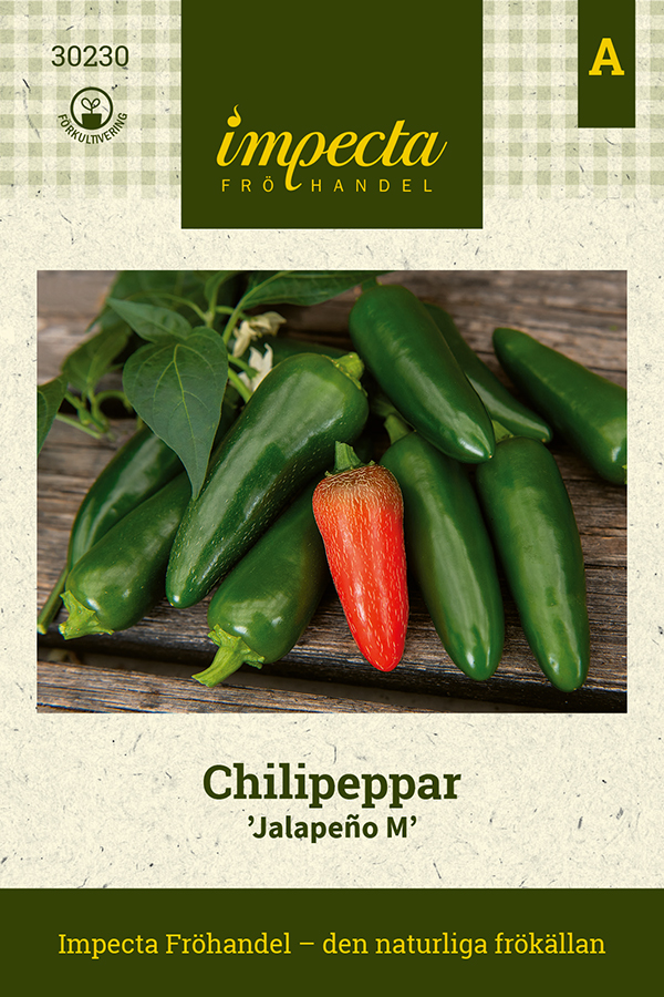 Chilipeppar, Jalape&ntilde;o M - Capsicum annuum Jalape&ntilde;o M