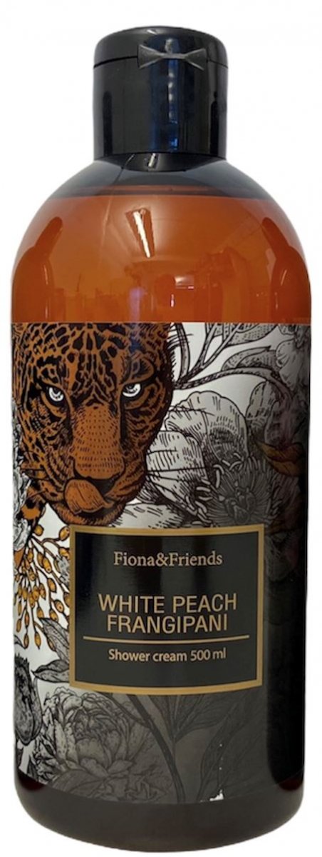 Duschkräm Fiona&Friends White Peach & Frangipani 500ml