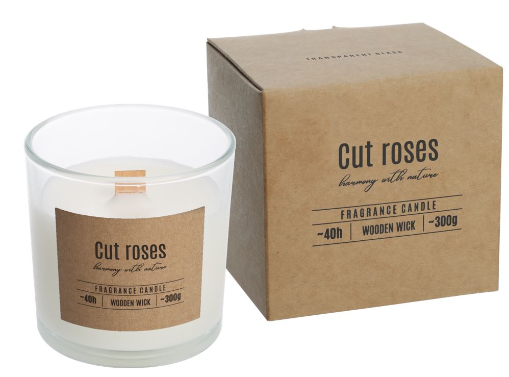 Doftljus Aura Cut Roses 40h