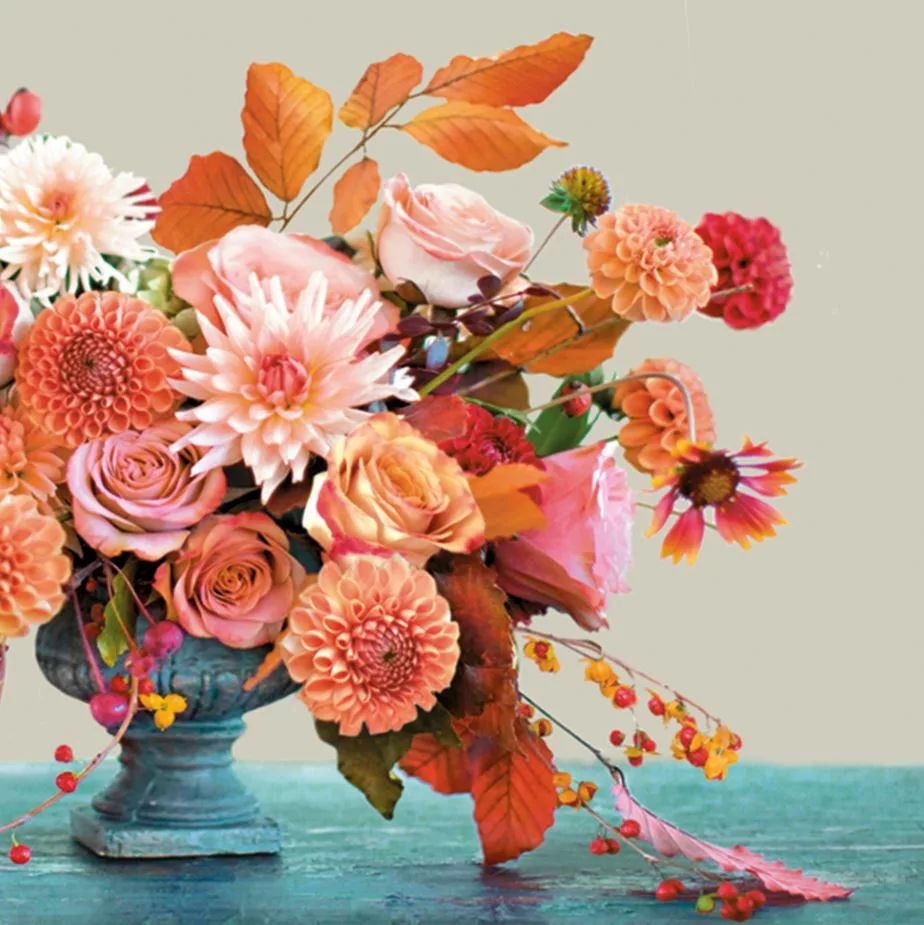 Servetter 3-lags 33x33cm 20-pack Bouquet Vintage