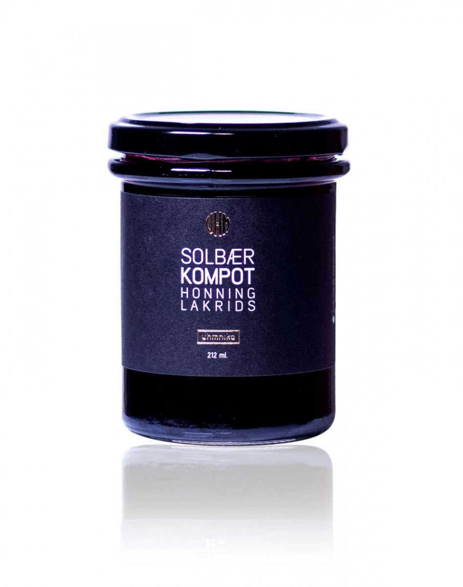 Nor Ostmarmelad Svarta Vinbär med Honung & Lakrits 212ml