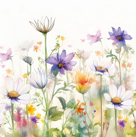 Servetter 3-lags 33x33cm 20-pack Beautiful Flowers