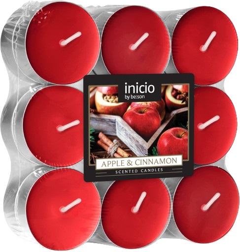 Doftvärmeljus 4h Apple & Cinnamon 18-pack