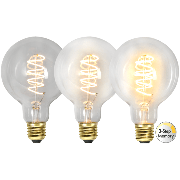 Glödlampa LED Spiral E27 G95 2100K 270lm