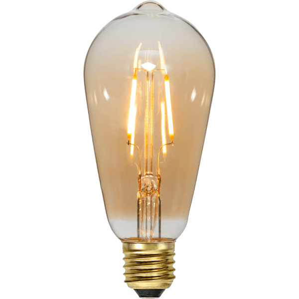 Glödlampa LED Amber E27 2000K 80lm