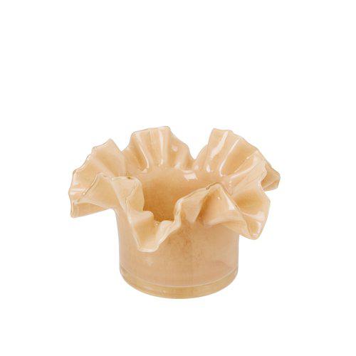 Lykta Flor Beige 16x11cm