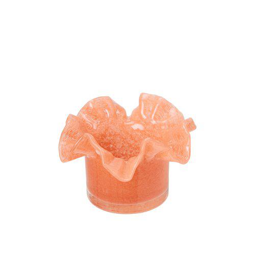 Lykta Flor Aprikos 16x11cm