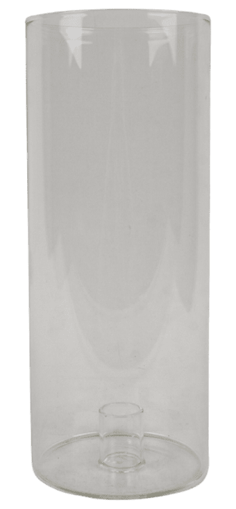 Lykta Kronljus Glas 10xH25cm