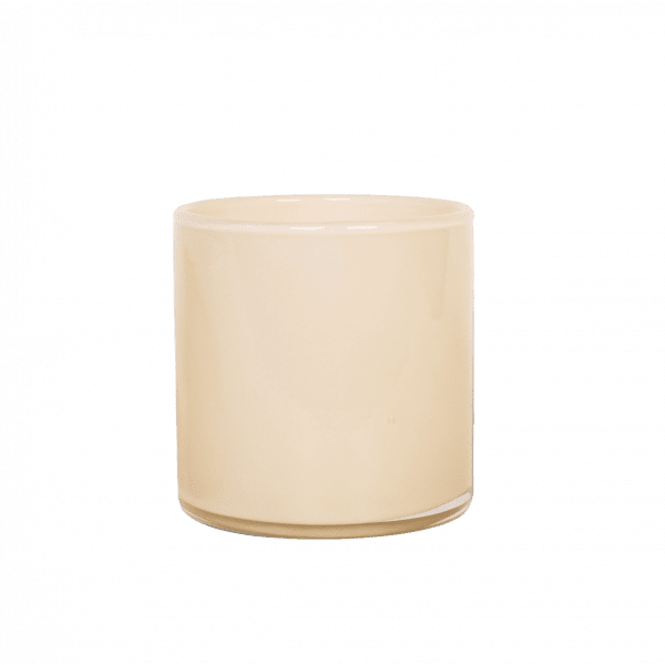 Glaslykta Creme 8x8cm