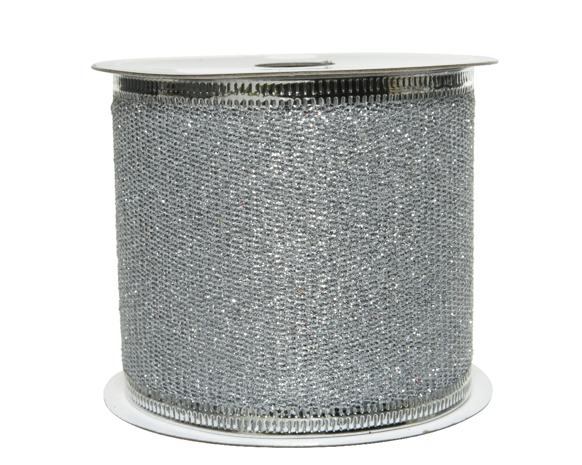 Band Glitter Silver 6,3x270cm