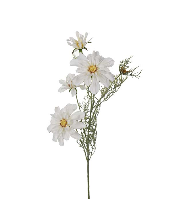 Rosensk&auml;ra Vit 65cm, Konstgjord