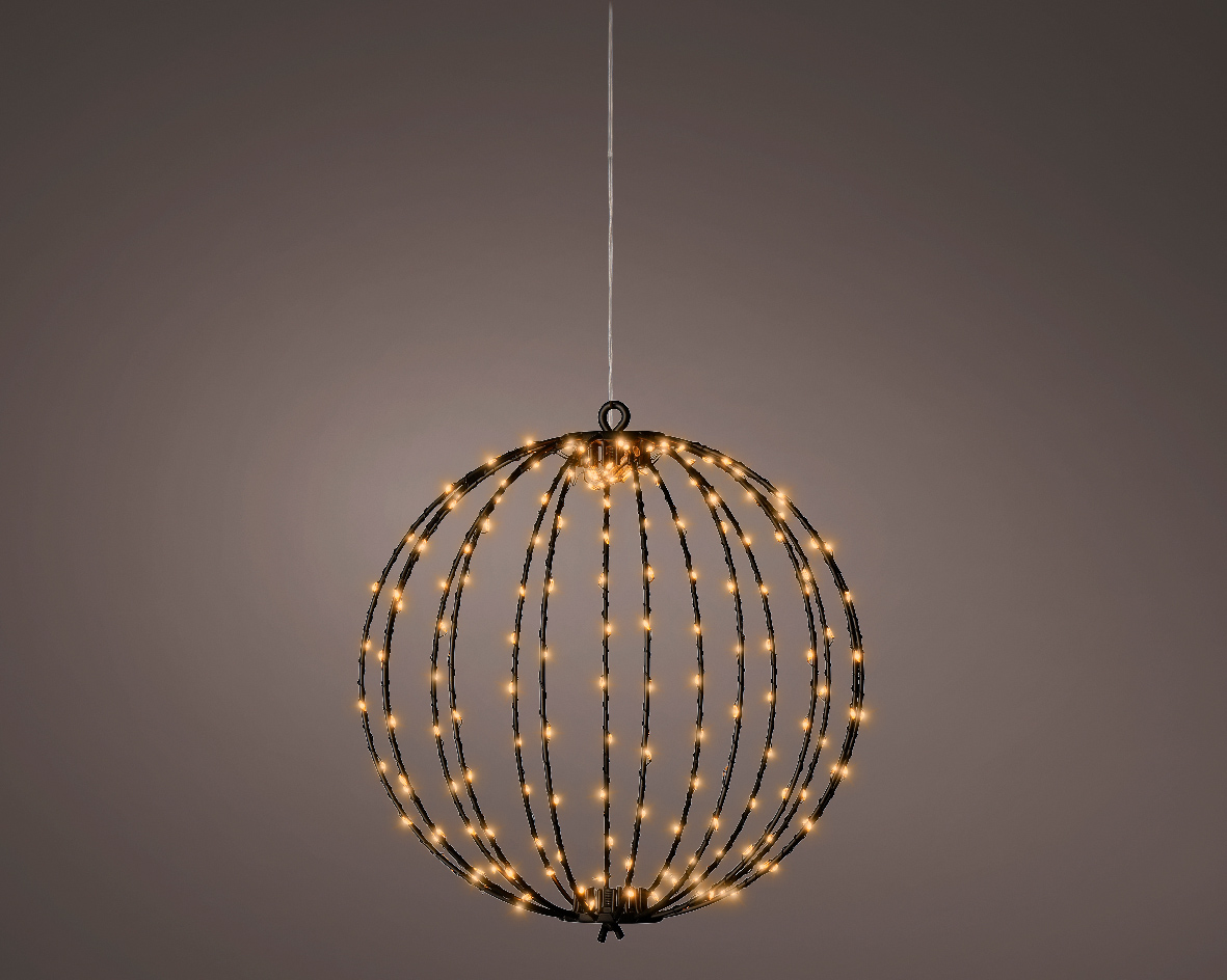 Boll LED Svart D28cm