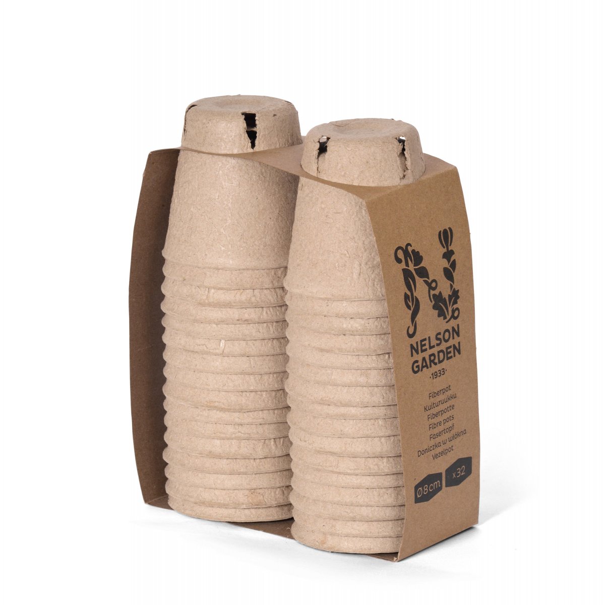 Fiberkruka Rund 8cm 32-pack