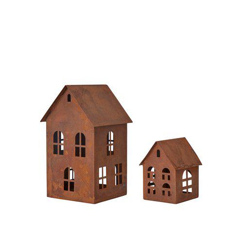 Lykta Hus Rost (Storlek: 8x9x11cm)