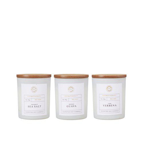 YASU Doftljus Aroma Therapy 3-pack 20H