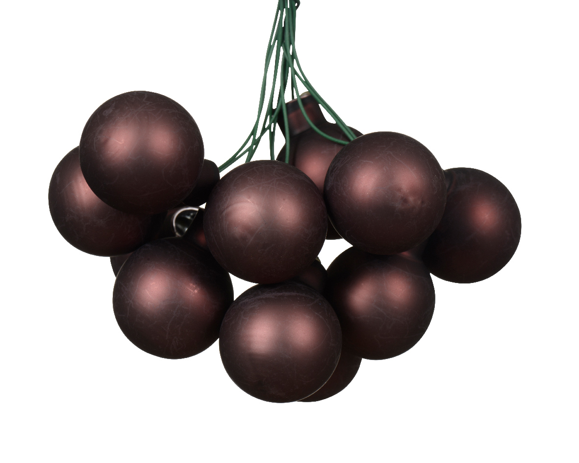 Kulor Tråd 2cm Mörkbrun Matt 12-pack Black Truffle