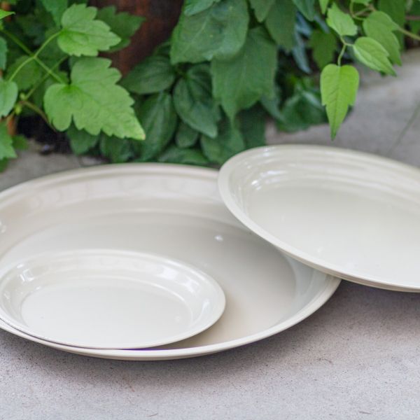 Zinkfat Beige (Storlek: 36cm)
