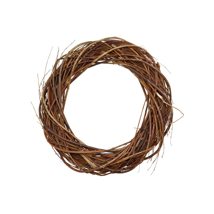 Krans Oskalad Pil Natur D40cm