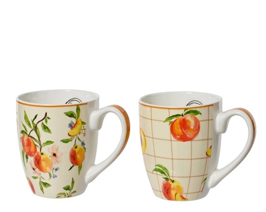 Mugg Persika 9,1xH10,6cm (Variant: V&auml;nster: Persika)