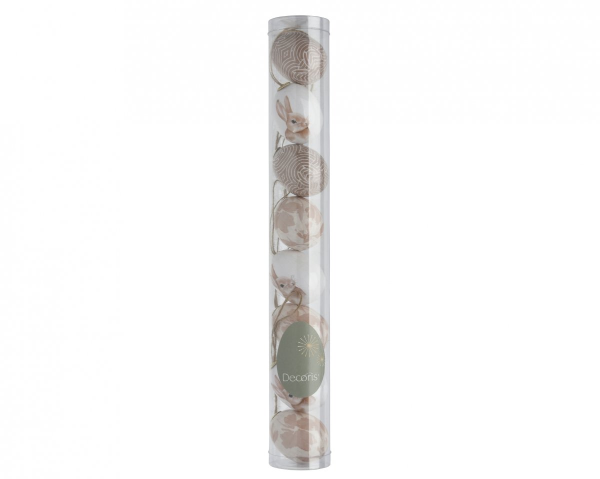 Ägg 8-pack Rosa Mix