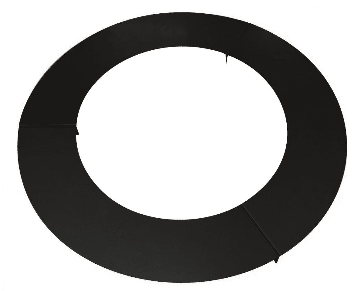 Trädring Platt Svart 60cm