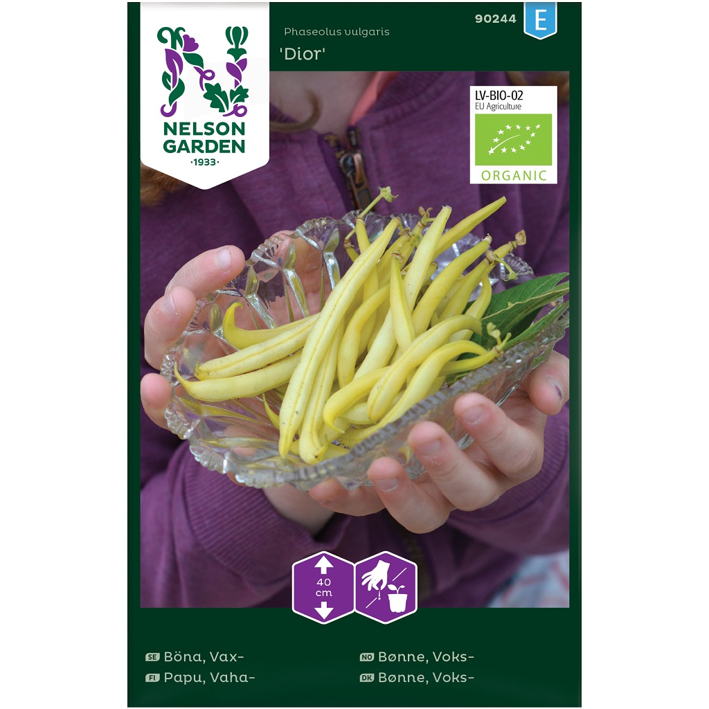 Vaxb&ouml;na Dior, Ekologisk - Phaseolus vulgaris Dior