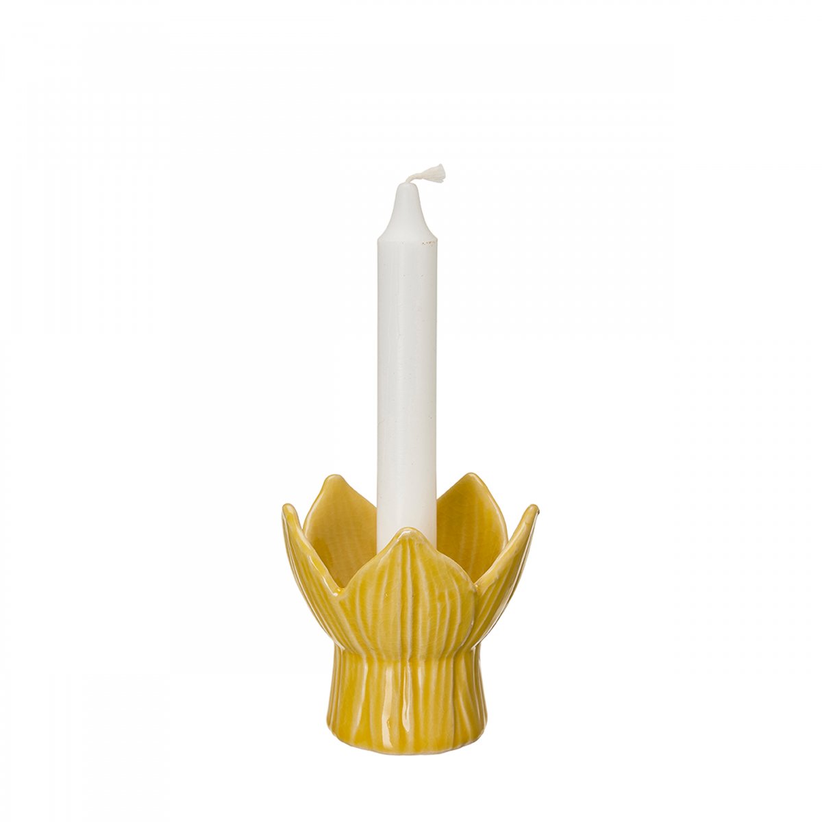 Ljusstake Ingela Gul 10x10cm